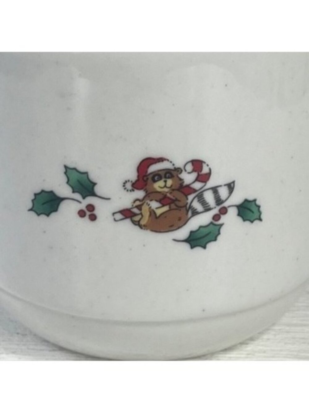 Whimsical Christmas Ceramic Creamer Pitcher The Salem China Co. Holiday - Picture 7 of 7